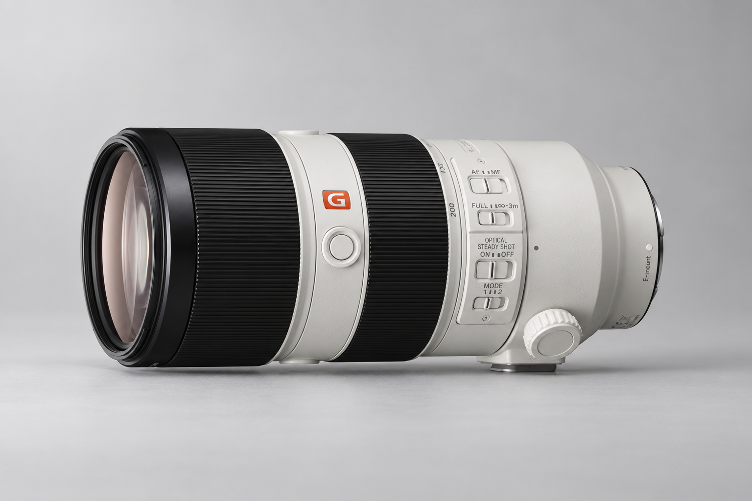 索尼FE 70-200mm f/2.8 GM OSS E口型号外观图