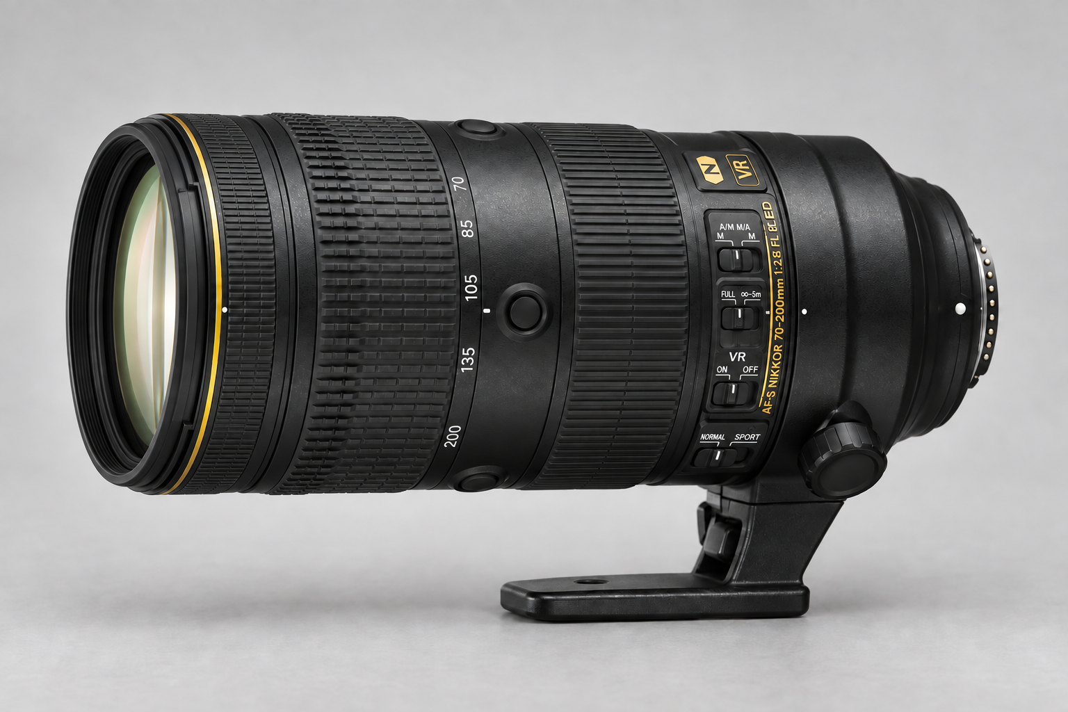 尼康 AF-S NIKKOR 70-200mm f/2.8E FL ED VR 原创型号展示图