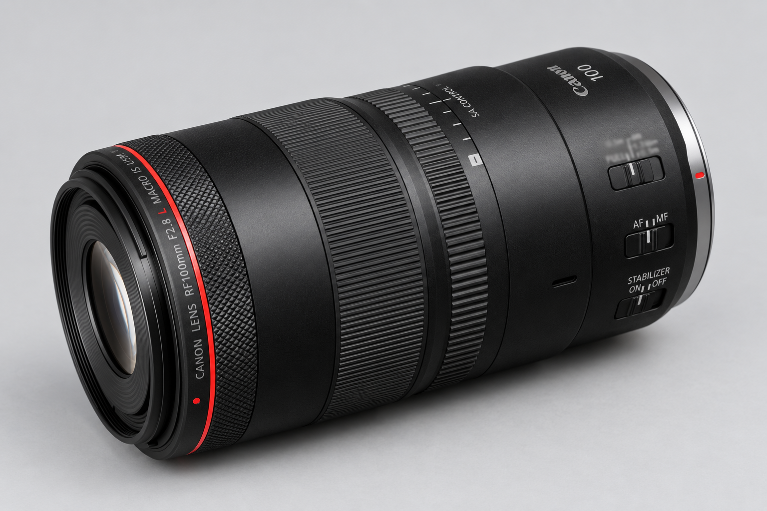佳能 RF 100mm F2.8 L MACRO IS USM型号外观图