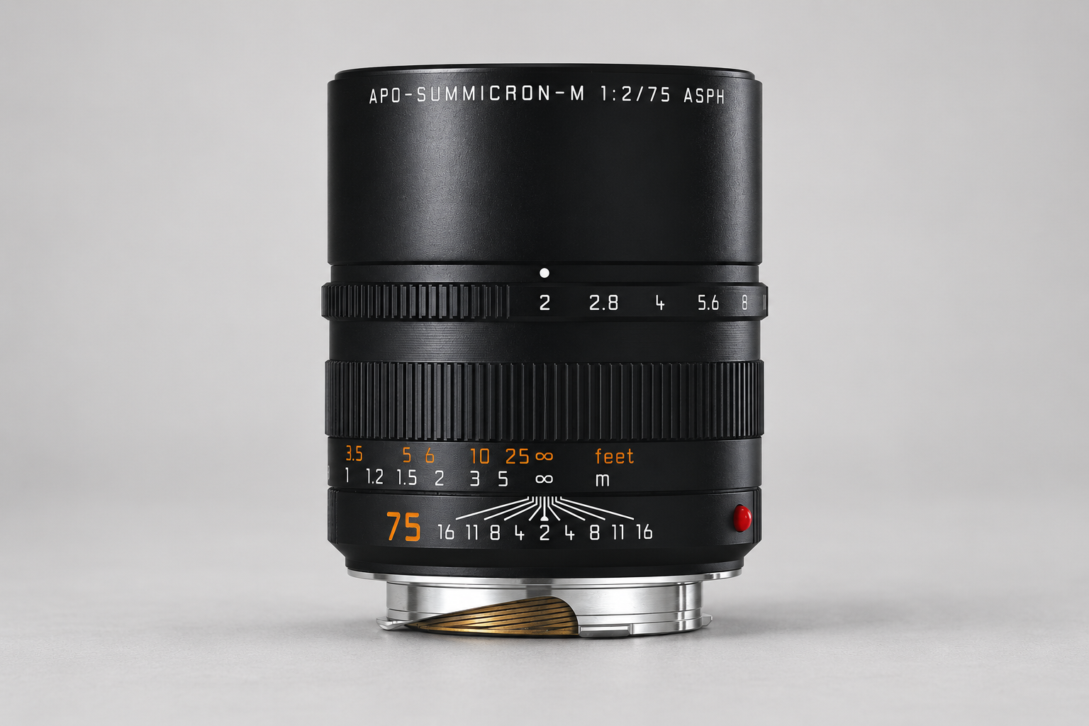 徕卡APO Summicron-M 75mm f/2 asph型号外观图