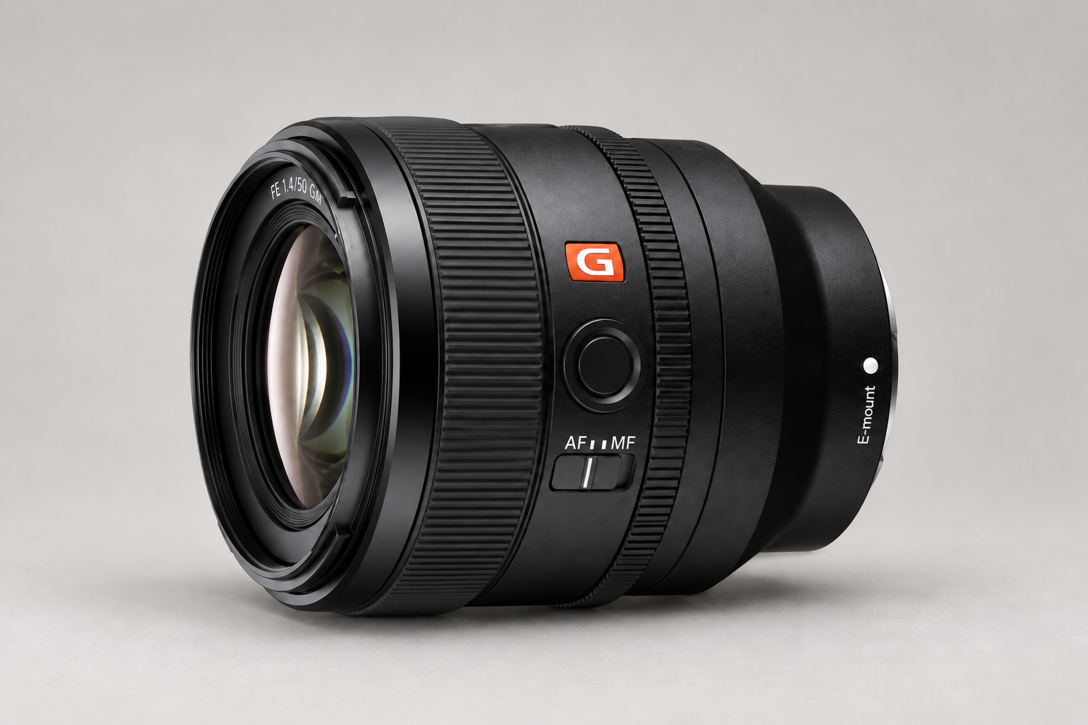 索尼FE 50mm f/1.4 GM型号外观图