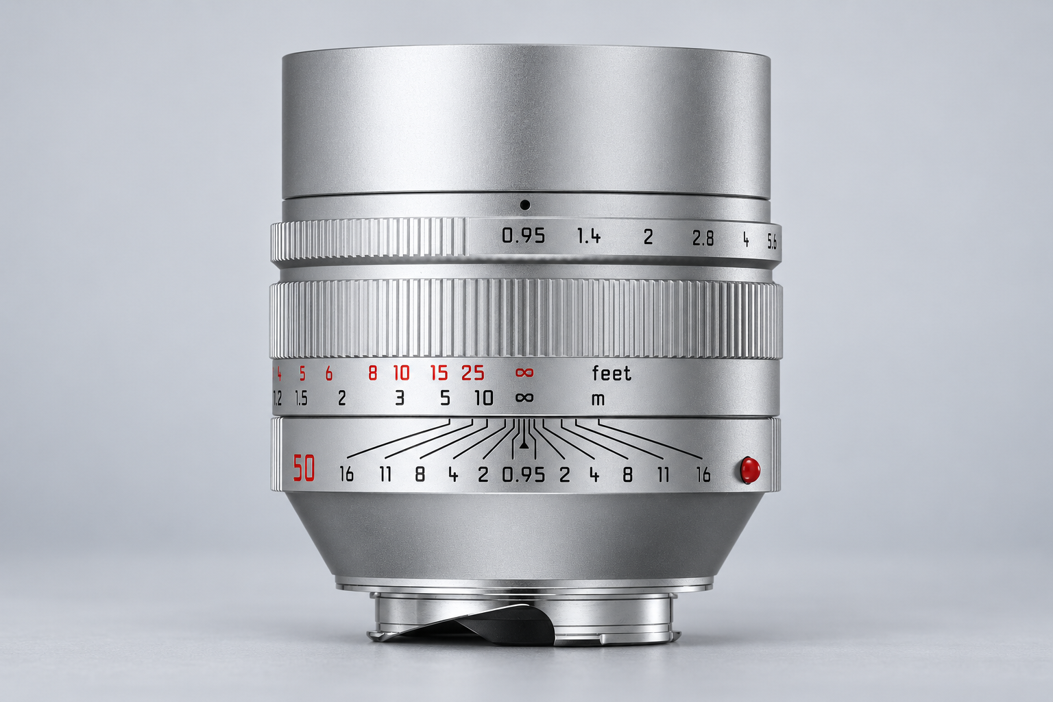 徕卡 noctilux M50mm f/0.95 (11667、银色)型号外观图