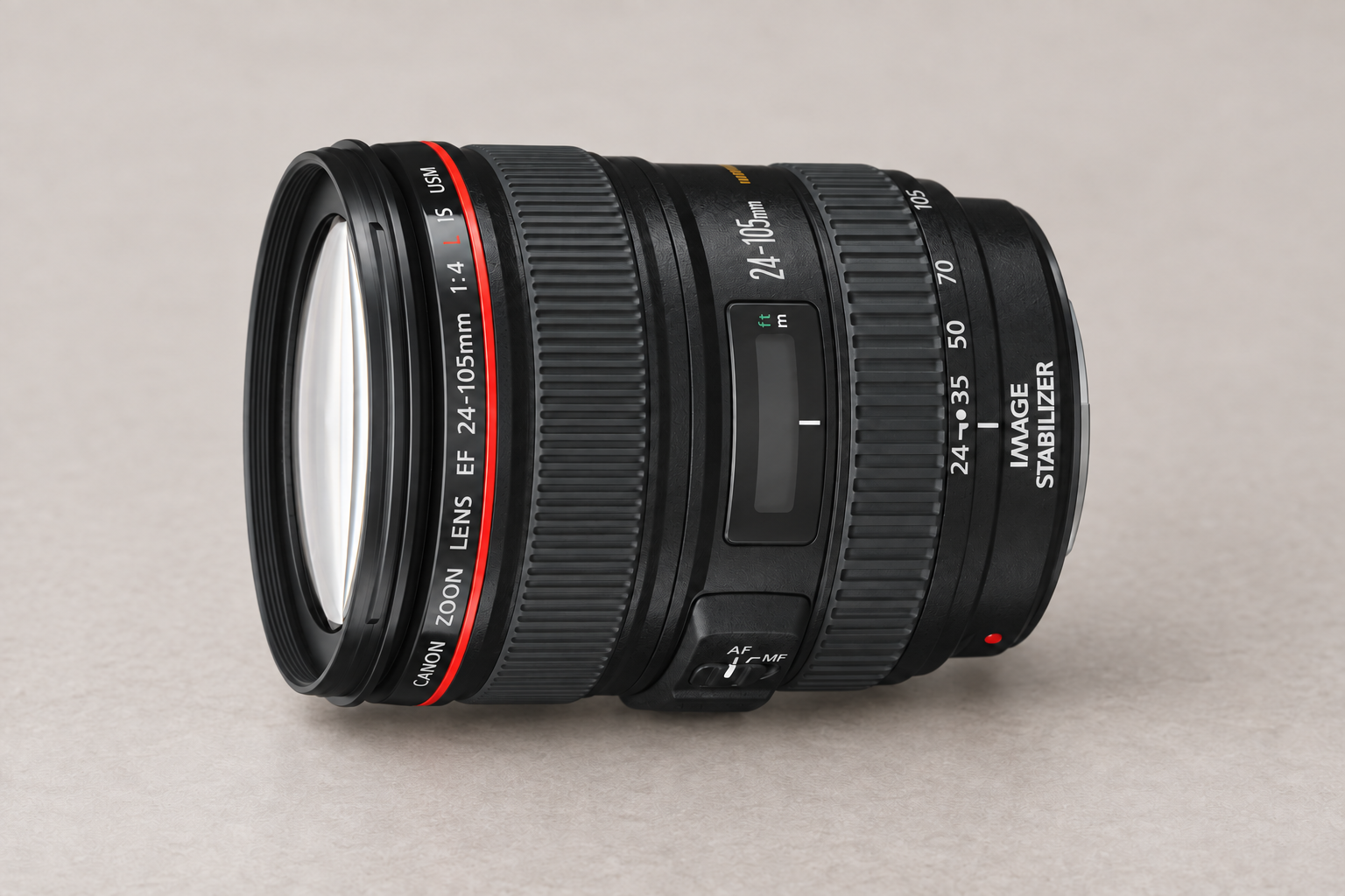 佳能 EF 24-105mm f/4 L IS USM型号外观图