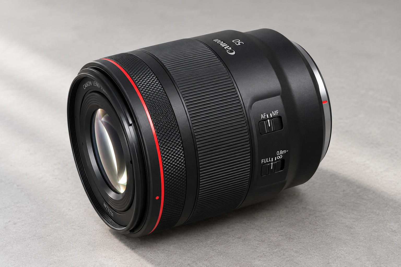 佳能 RF 50mm F/1.2 L USM型号外观图