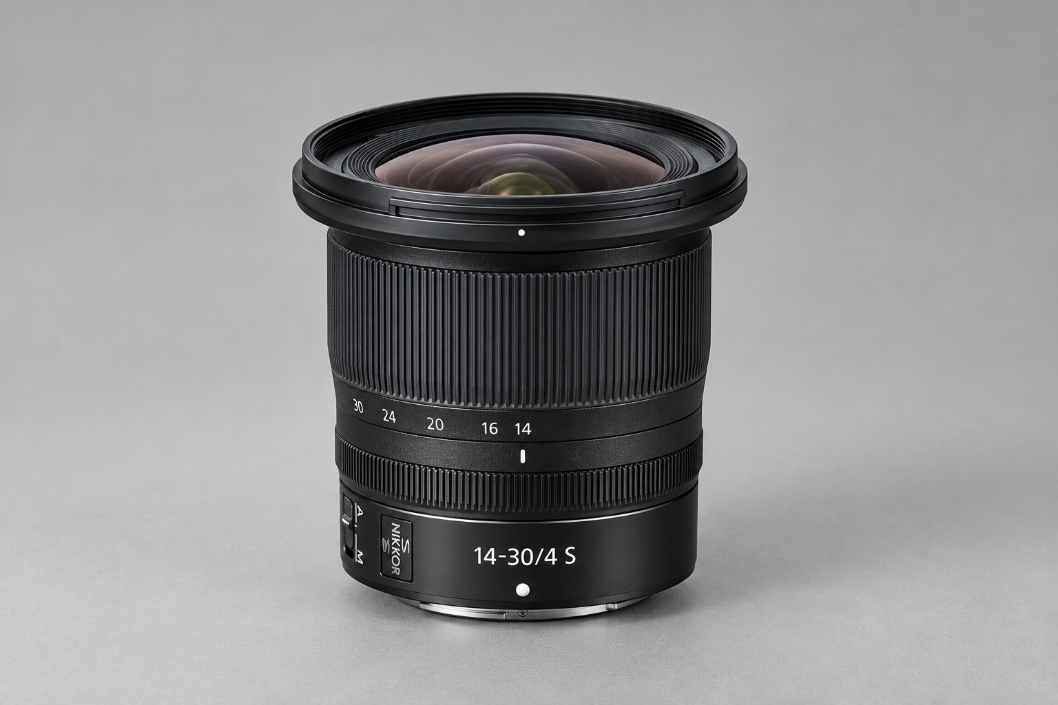 尼康 NIKKOR Z 14-30mm f/4 S 黑色全画幅超广角变焦镜头型号图