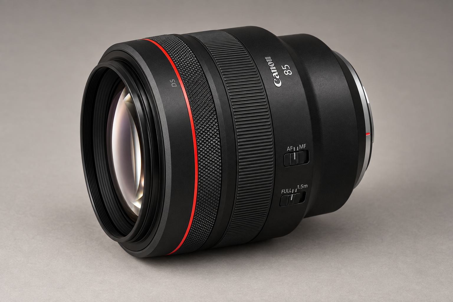 佳能 RF 85mm f/1.2 L USM DS 型号外观图