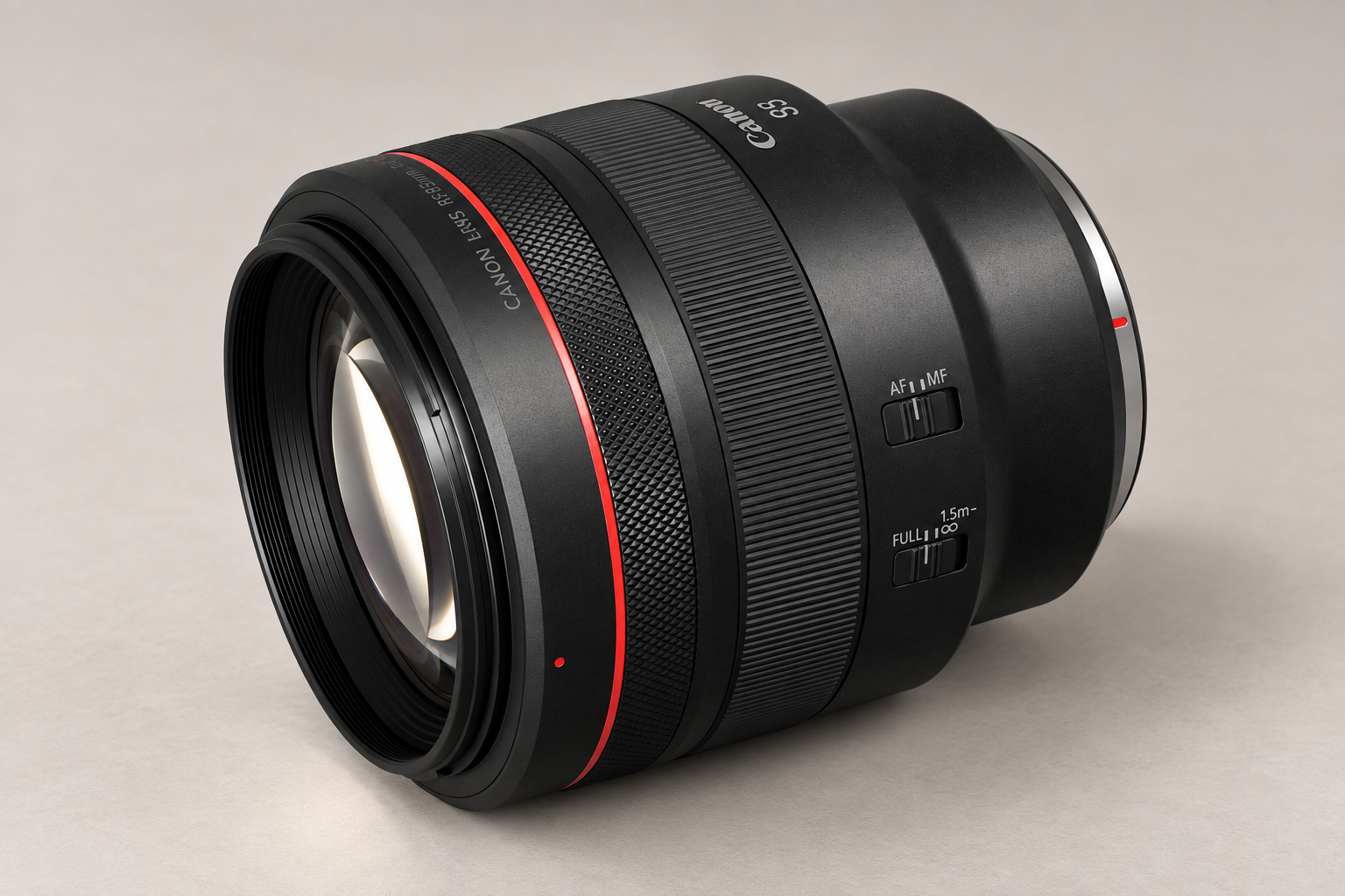 佳能 RF 85mm f/1.2 L USM型号外观图