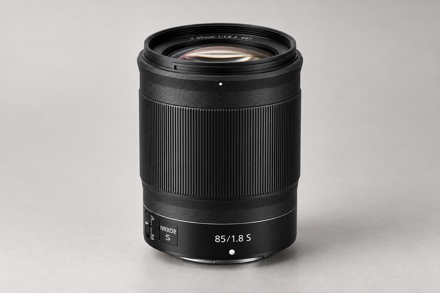 尼康 NIKKOR Z 85mm f/1.8 S 黑色定焦镜头型号图