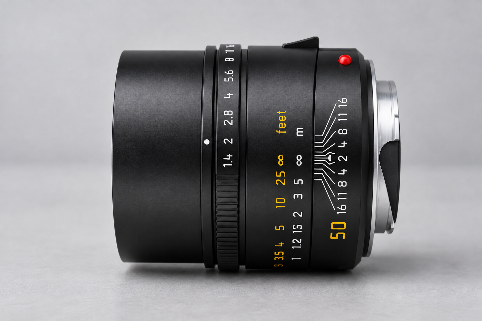 徕卡 Summilux-M 50mm f/1.4 ASPH 11728黑色版本,横版型号图