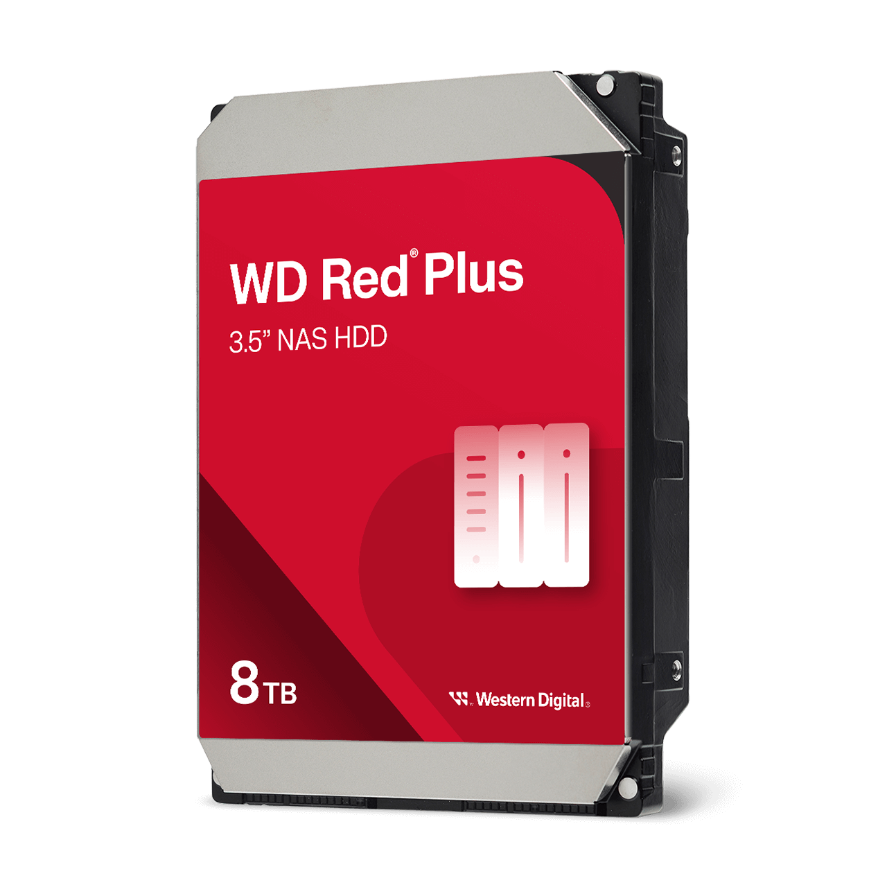 西数 WD Red Plus 8TB 3.5 英寸 NAS 硬盘官方商品图