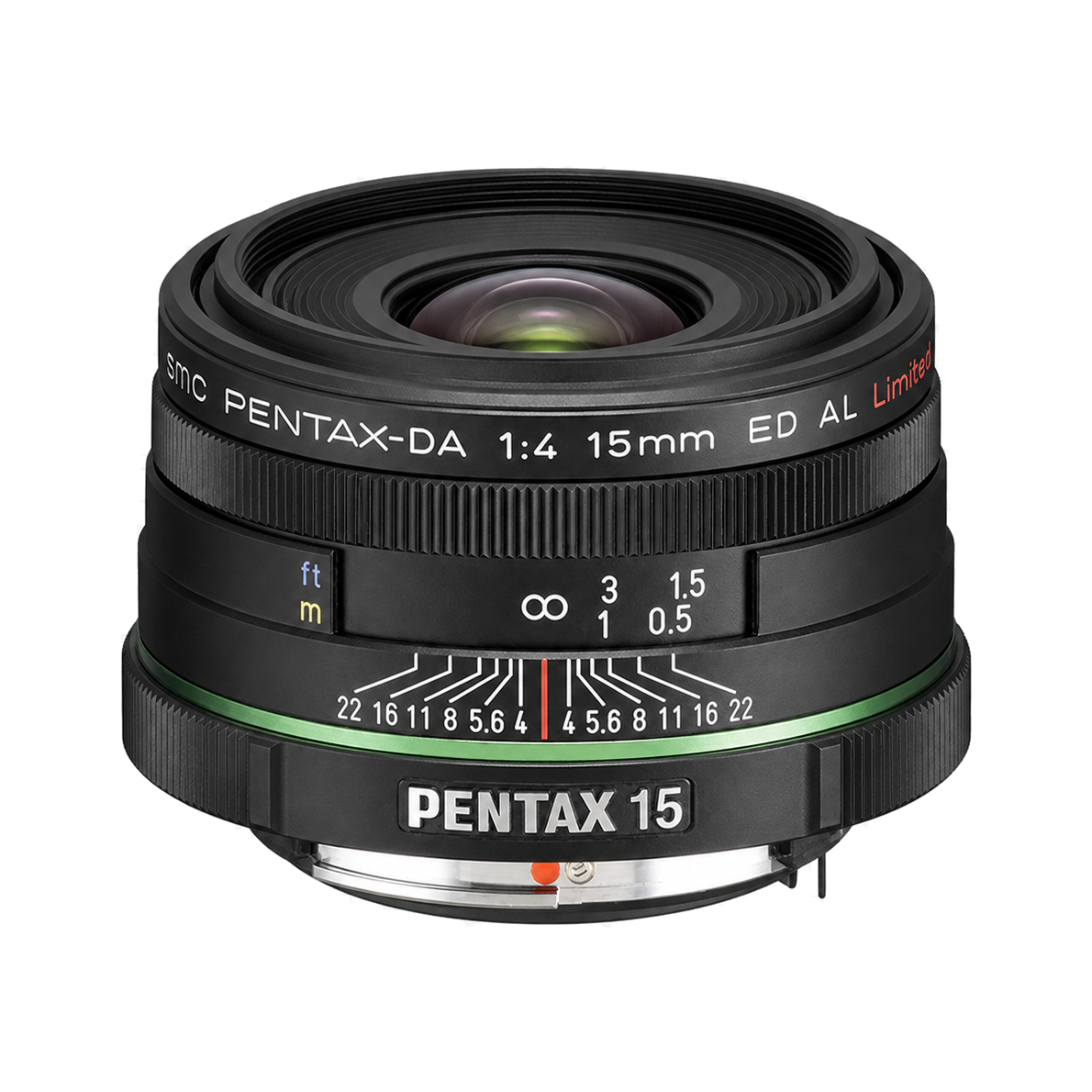 宾得DA 15mm F4 ED AL Limited型号图