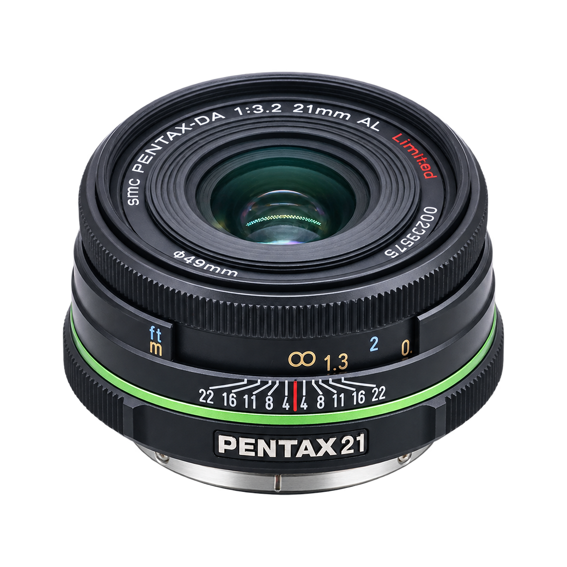 宾得DA 21MM F3.2 AL LIMITED型号图