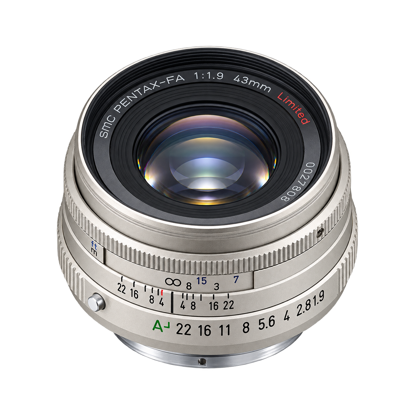 宾得FA 43mm F1.9 Limited型号图