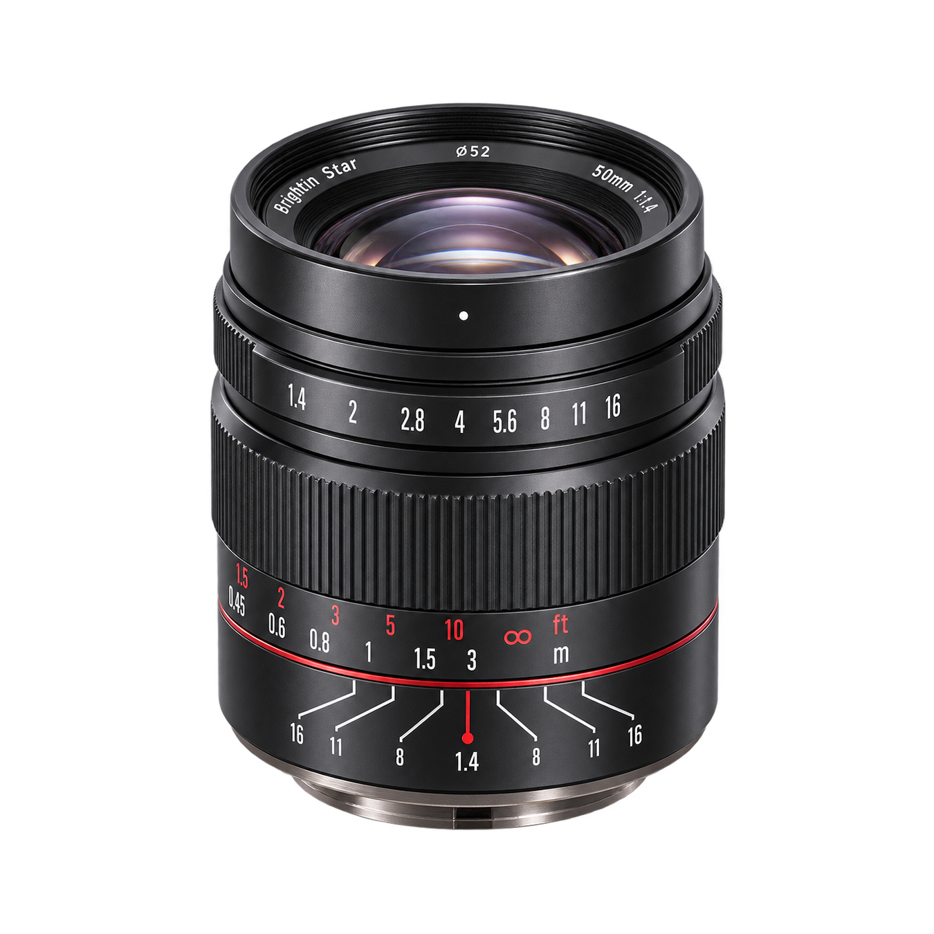 星曜50mm/f1.4（佳能M口）型号图