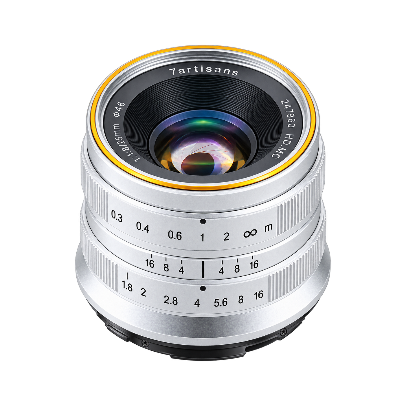 七工匠 25mm f/1.8（佳能口）型号图
