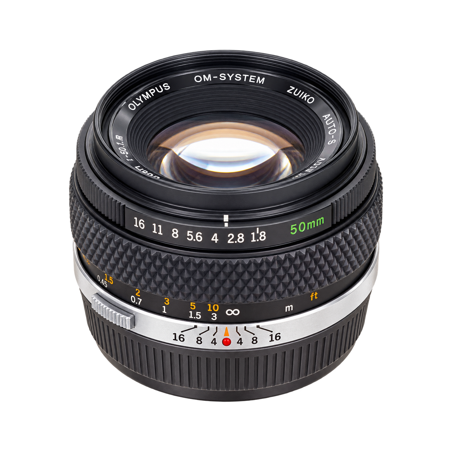 奥林巴斯50mm f/1.8 OM-SYSTEM AUTO-S型号图