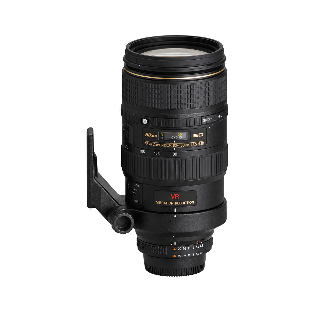 尼康 AF 80-400mm f/4.5-5.6 D ED VR型号图