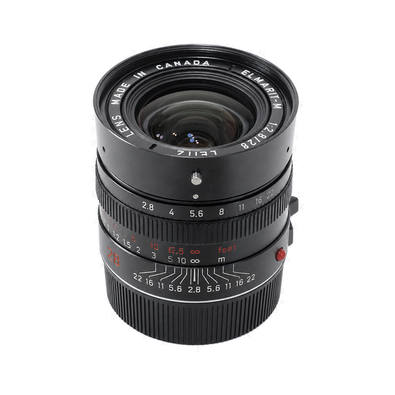 徕卡Elmarit-M28mm/f2.8 三代（ E49） 加拿大产型号图