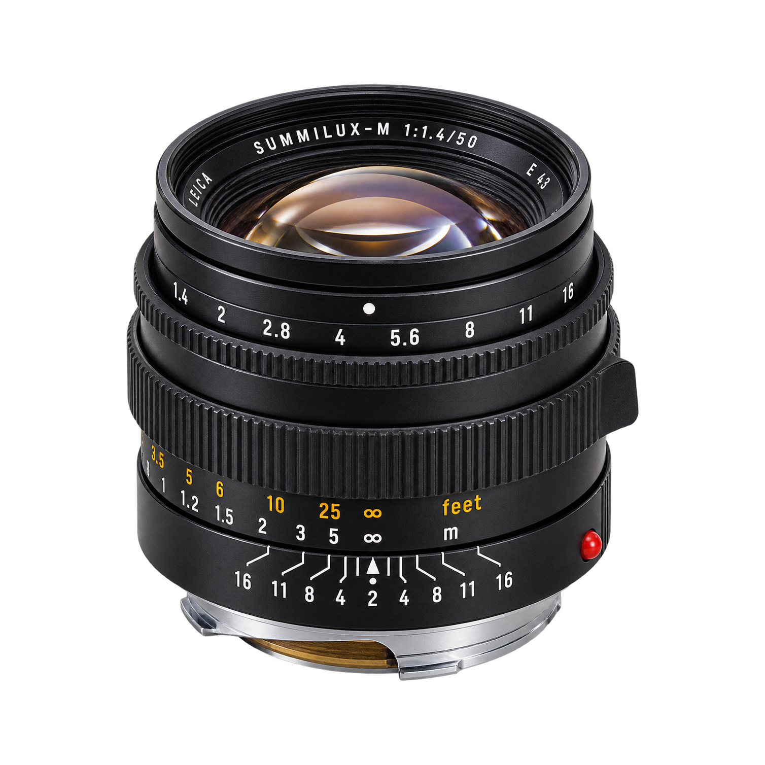徕卡 Summilux M 50mm f/1.4 (E43)黑色型号图