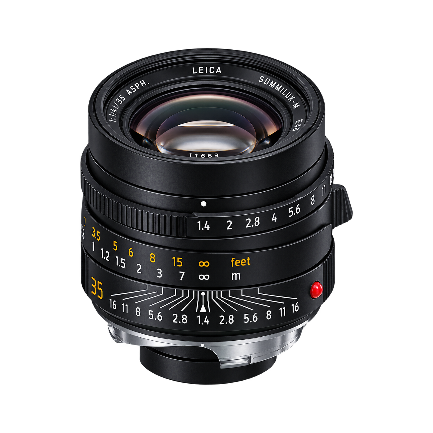 徕卡summilux 35mm f/1.4 Asph (11663、黑色)型号图