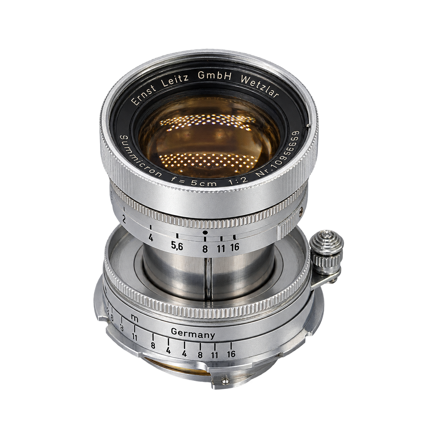 徕卡 summicron M50mm f/2 辐射黄玻璃版本型号图