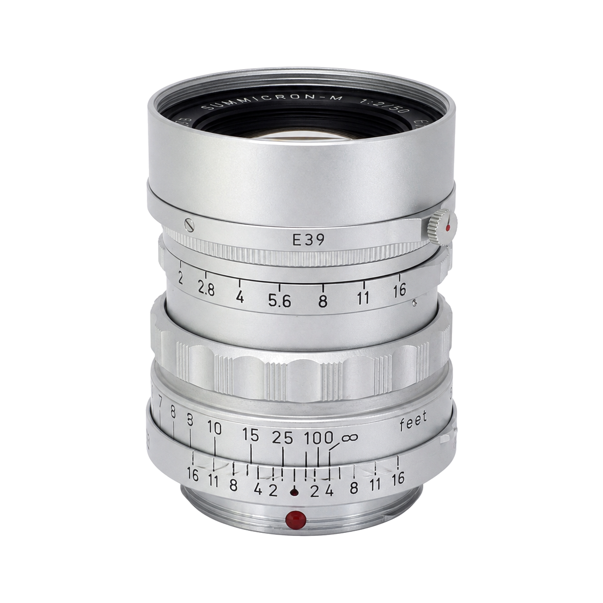 徕卡 summicron M50mm f/2(rigid版、银色）型号图