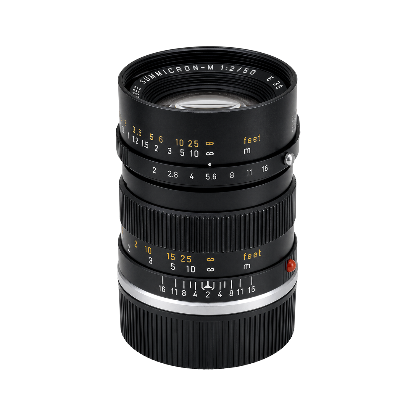徕卡 summicron M50mm f/2 (高脚杯版、黑色）第三代型号图