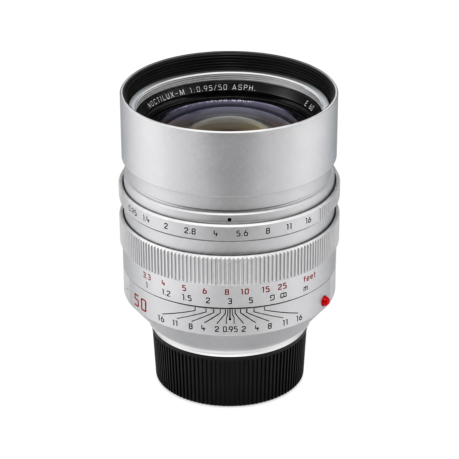 徕卡 noctilux M50mm f/0.95 (11667、银色)型号图