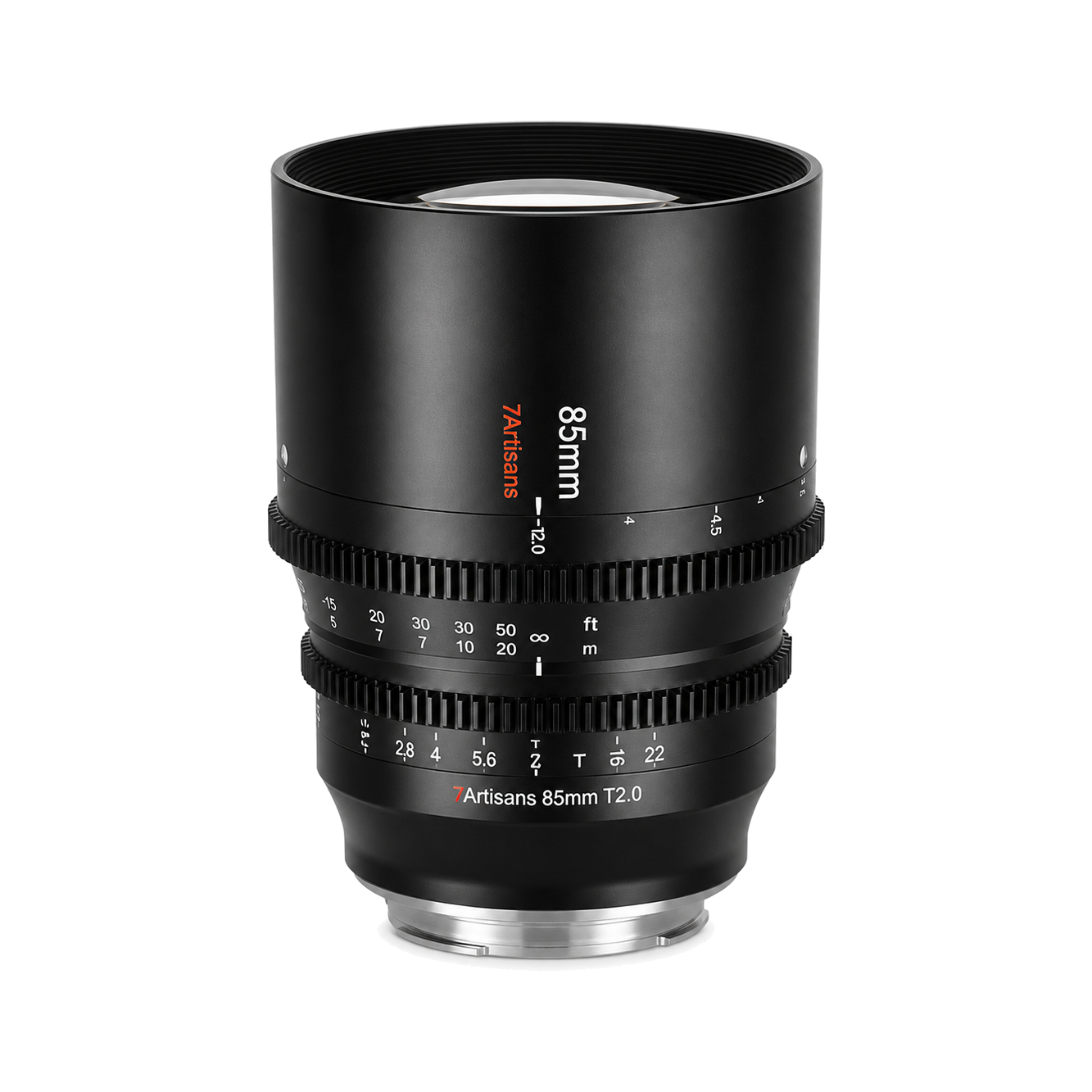 七工匠85mm/T2.0电影镜头型号图