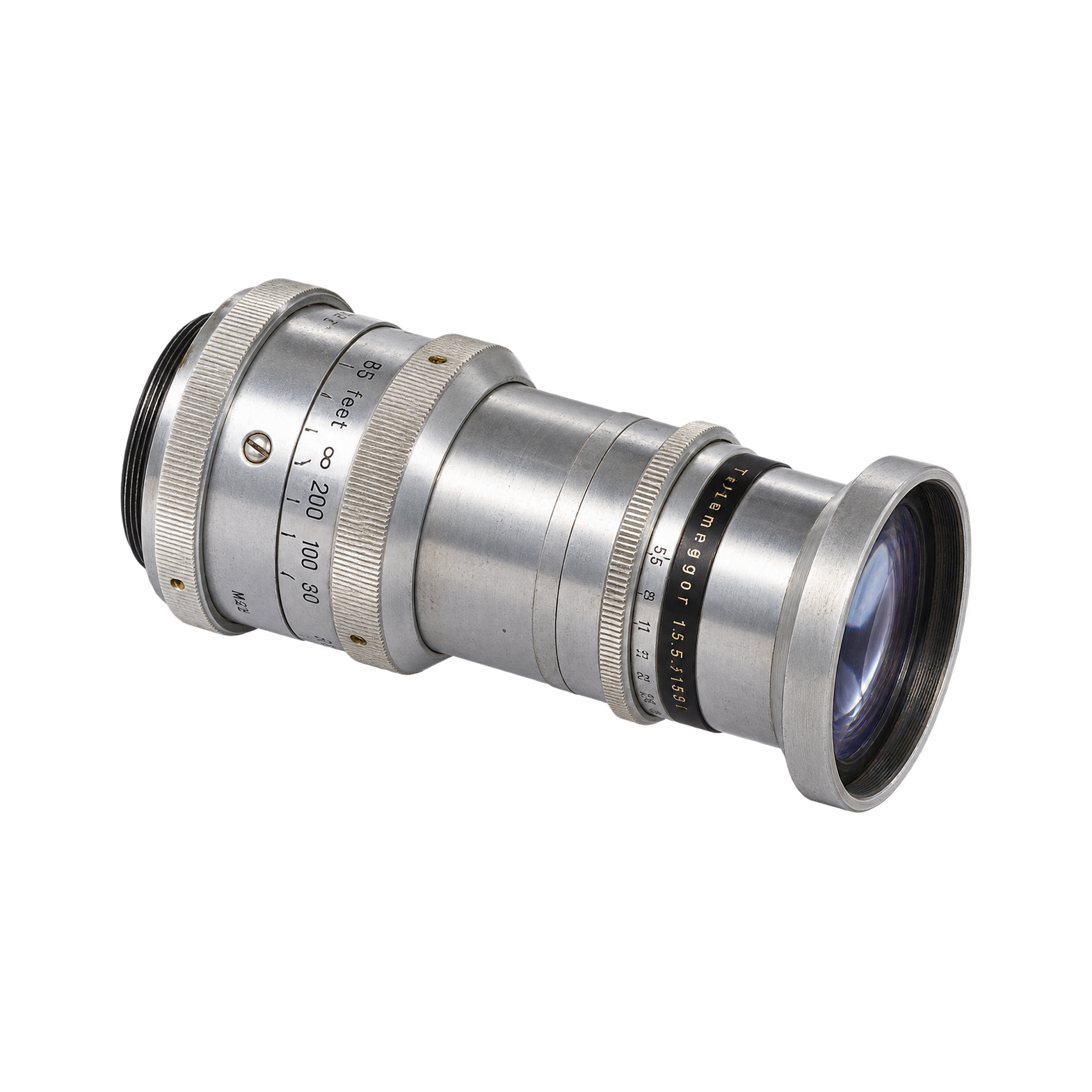 战前版HUGO MEYER 150mm/f5.5 镜头 M42螺口型号图