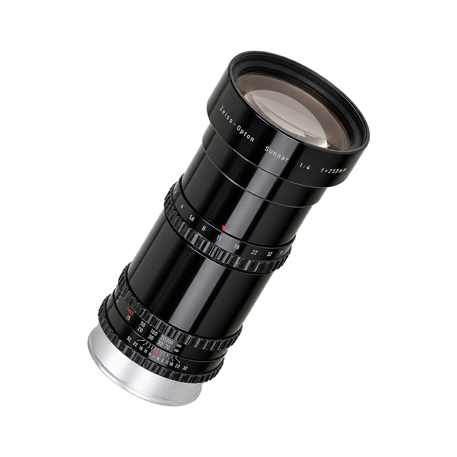 哈苏初代Zeiss-Opton Sonnar250mm/f4(适配早期哈苏1600系列）型号图