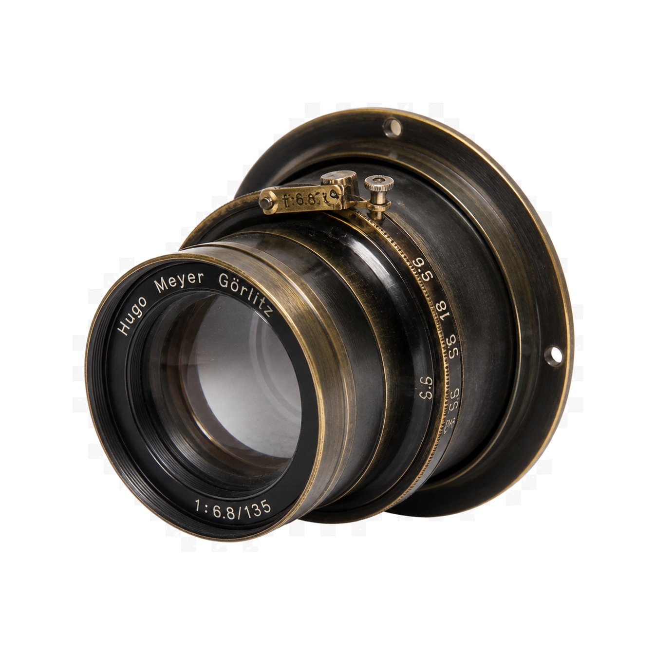 雨果梅耶Hugo Meyer135mm/f6.8古典大画幅镜头型号图