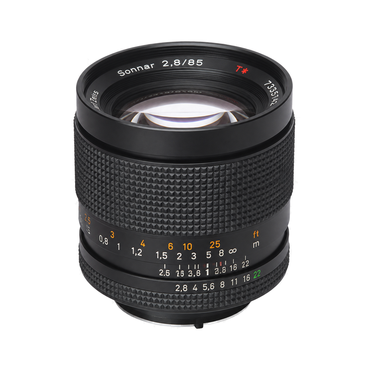 康泰时 蔡司 sonnar T* 85mm f/2.8型号图