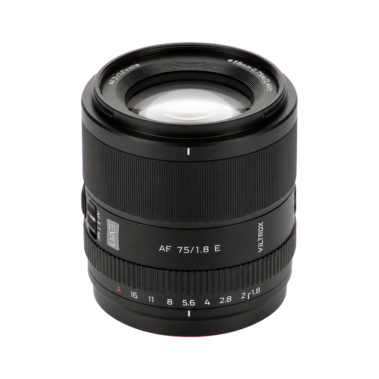 唯卓仕AF75mm/f1.8 EVO型号图