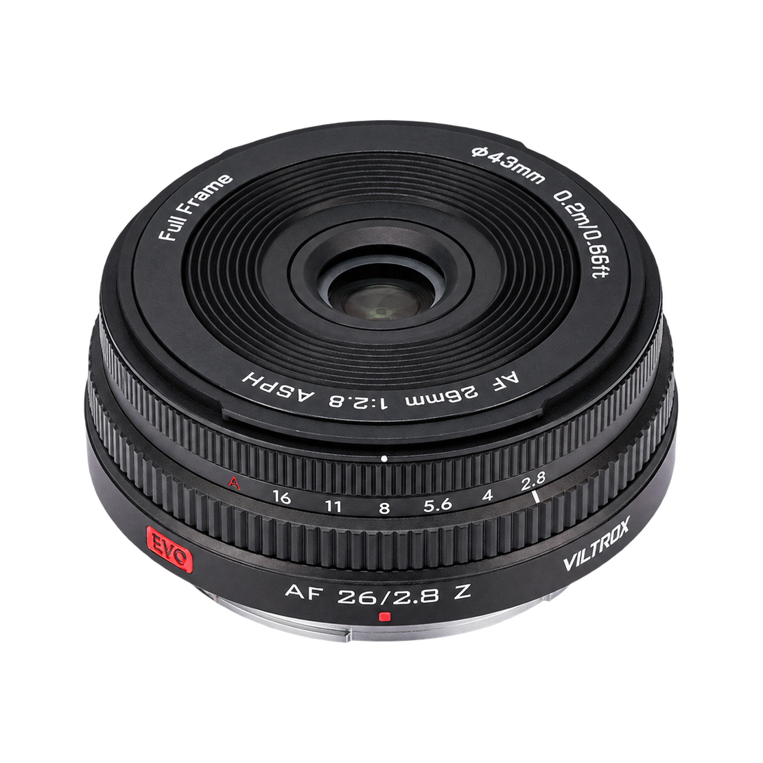 唯卓仕AF26mm/f2.8 EVO型号图