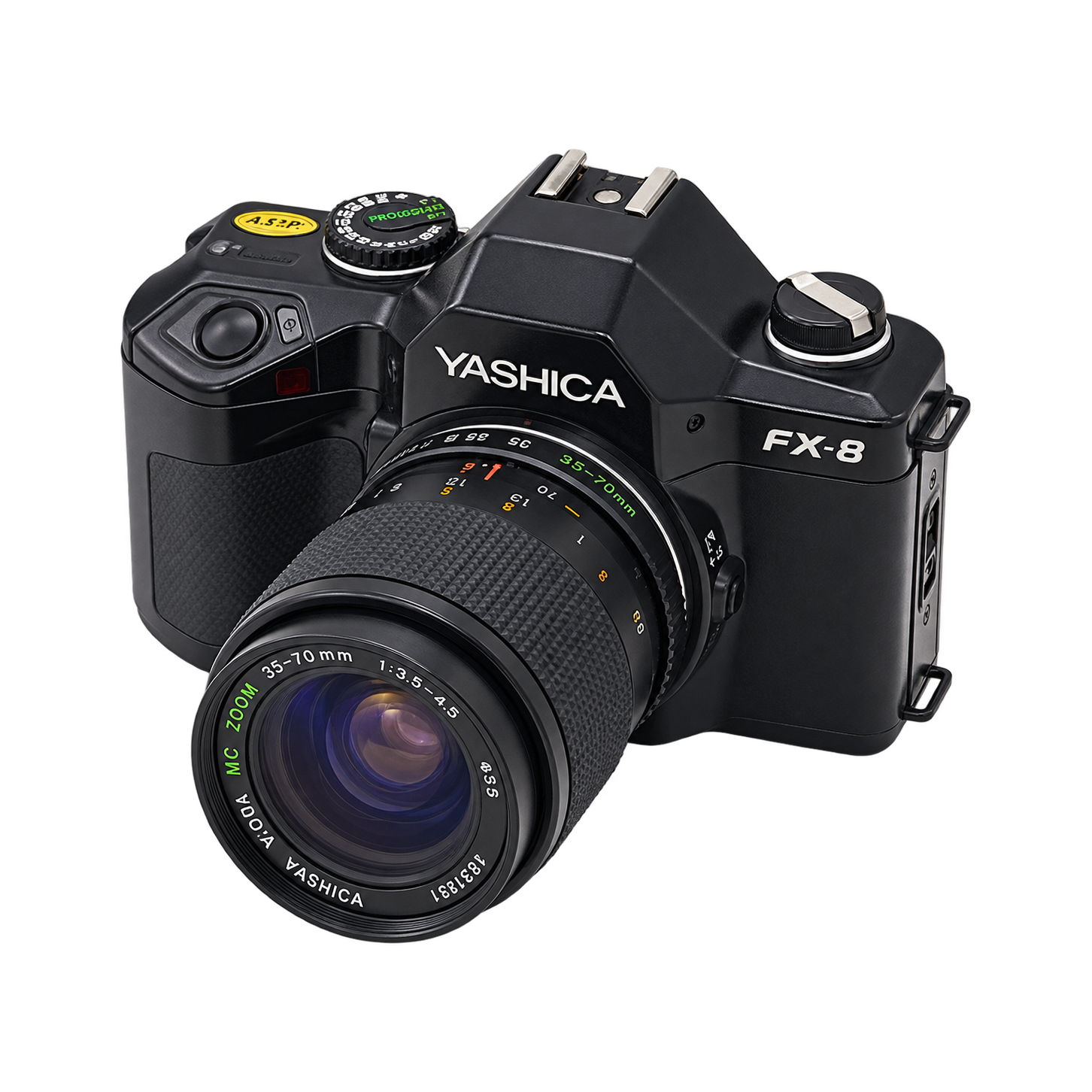 雅西卡YASHICA FX-8胶片相机+雅西卡MC ZOOM35-70mm/3.5-4.5型号图